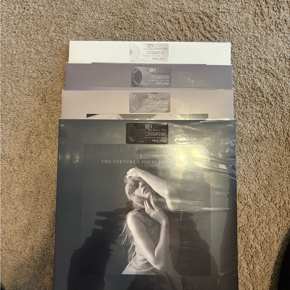 Taylor Swift TTPD Vinyl Record Collection & Case
